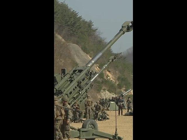 M777 Howitzer Firing