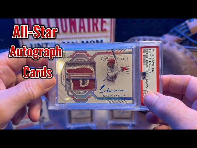 Autographed 2024 MLB All-Star Baseball Cards with a BIG HIT! #sportscards