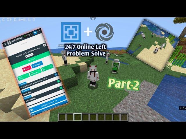 How To Create Minecraft Server Or Fix 24/7 online Bot, Game left Problem 