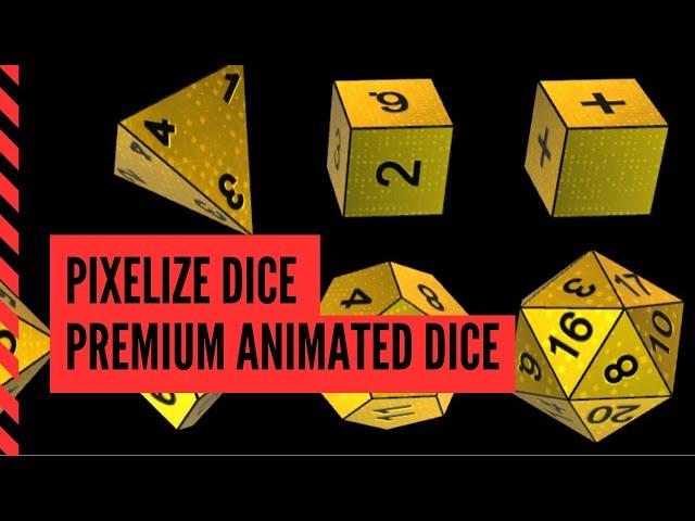 Pixelize Dice - TheRipper93 Premium Dice (Early Access) Foundry VTT