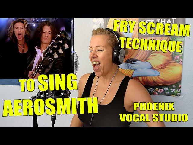 LEARN TO SING at PHOENIX VOCAL STUDIO / Fry Scream / Aerosmith #aerosmithcover #fryscream