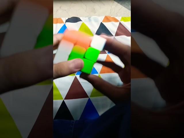 Doing J Perm on 3 by 3 Rubik's cube