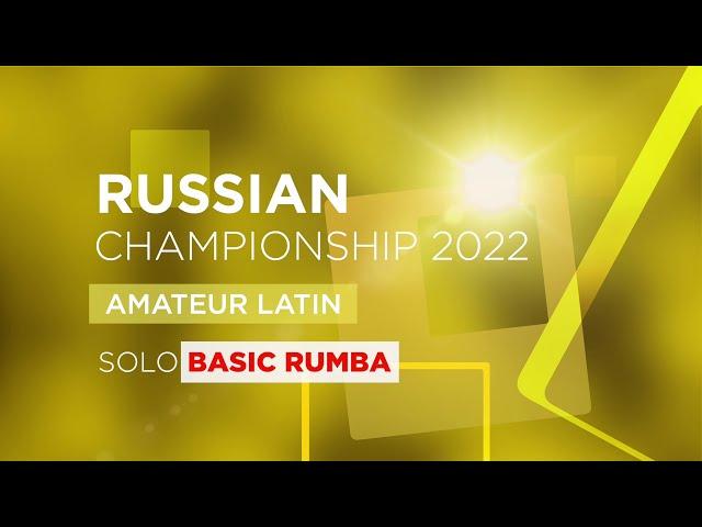  RUMBA | Basic steps | The best 15th Russian dance couples 2022