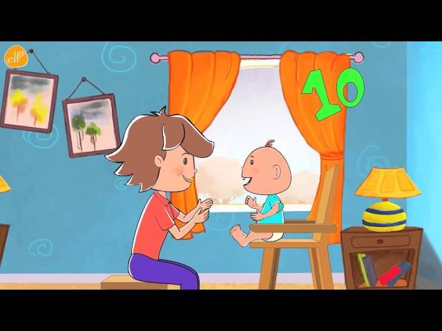 Counting Song for Babies and Toddlers - 0, 5, 10 (slow) by ELF Learning