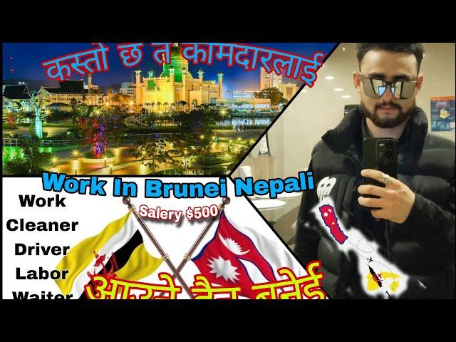 Latest Most Demand CountryBrunei Aauney HotaBrunei Work Visa For Nepali|How Much Salery|