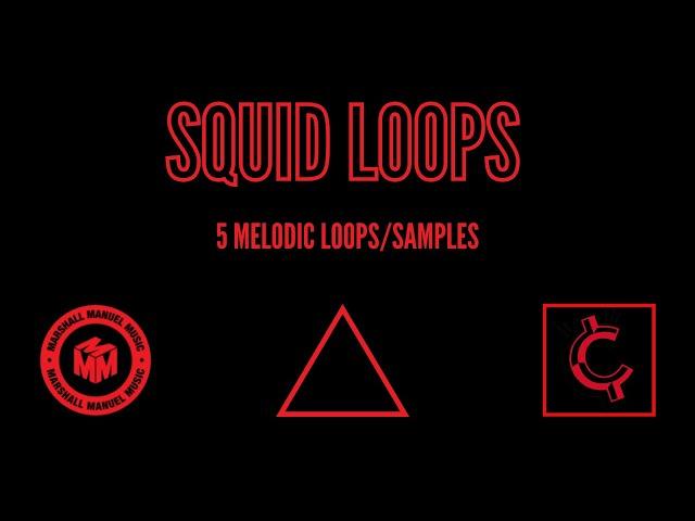 MELODIC SAMPLE PACK/LOOPKIT "SQUID LOOPS" - 5 AMBIENT DARK SAMPLES WITH VOX