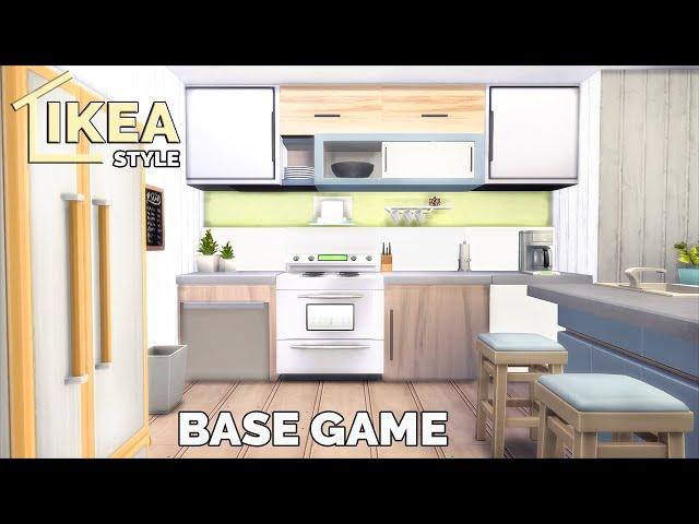 TINY IKEA-STYLE HOUSE  BASE GAME ONLY | NoCC | The Sims 4 | Stop Motion