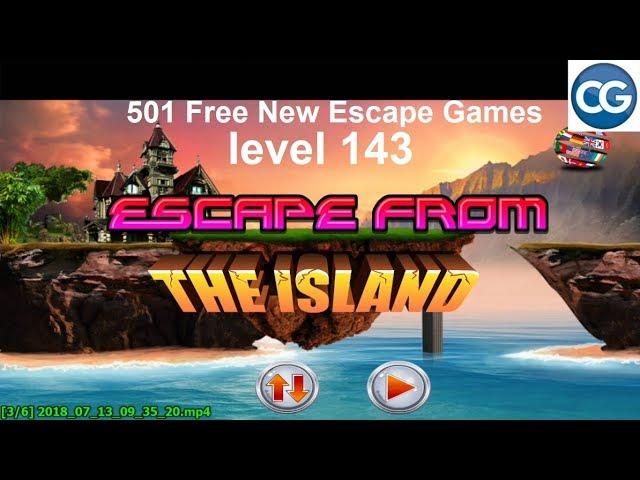 [Walkthrough] 501 Free New Escape Games level 143 - Escape from the island - Complete Game