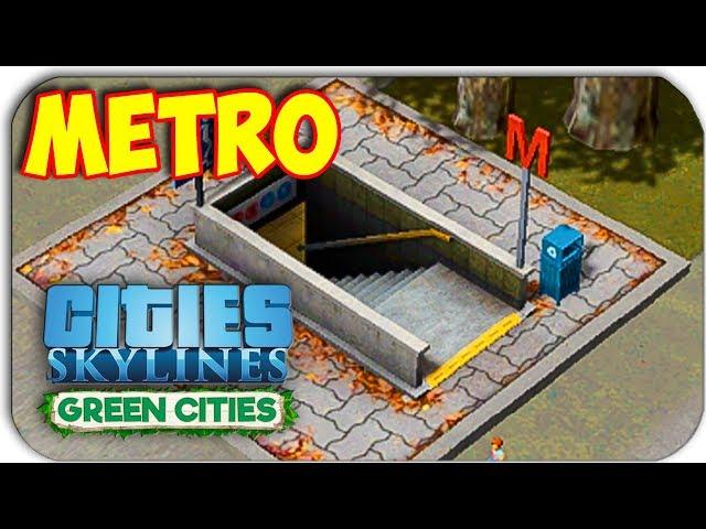 СТРОИМ СЕТЬ МЕТРО - Cities Skylines #12