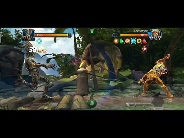 Act 7.4.2 Sabertooth Boss Solo easy #mcoc #act7  (please subscribe) Marvel Contest of Champions