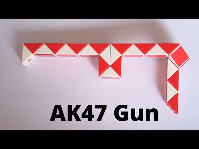 Make a AK47 Gun with Snake Cube