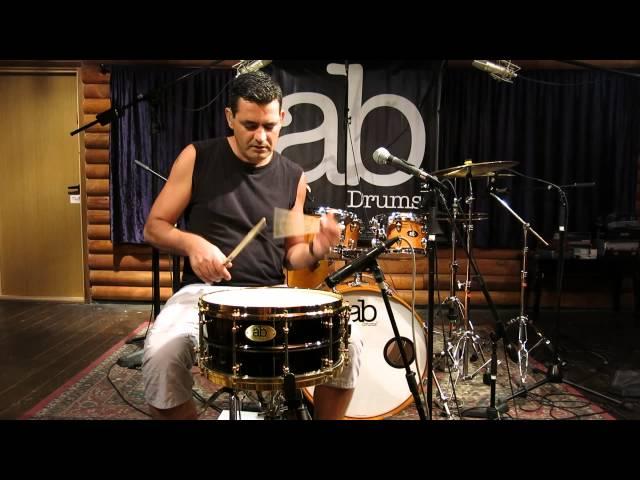 ab drums Saturn Brass Snare Drum   Asher Fedi