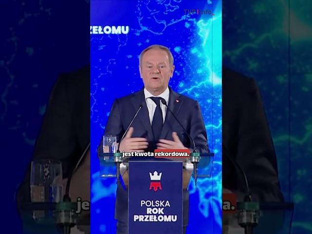 Tusk: planujemy największe inwestycje w historii Polski #polityka #polska #gospodarka #shorts