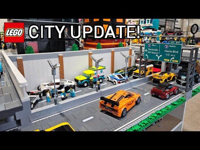 I Finished The Interstate Going Through My Lego City! | City Update #17