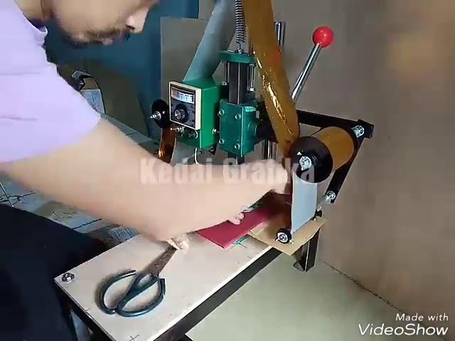 Mesin Polymas dan Emboss Mini 108