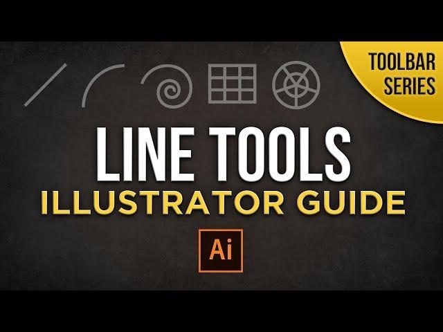 Line Segment Tools | Adobe Illustrator cc Beginners Guide | Toolbar Series
