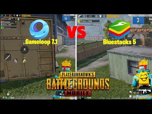 Gameloop 7.1 vs Bluestacks 5 - Performance Test  | Pubg Mobile | Which Is Better?