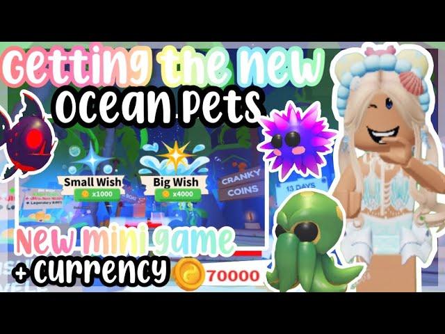 GETTING THE NEW OCEAN PETS 🪸IN ADOPT ME