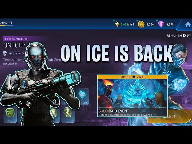 ON ICE is back | Solo Raids Heroic 7 | Injustice 2 Mobile