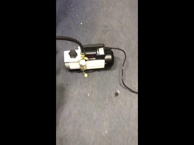 Kondicionieriaus vakuumavimas CPS VP6D siurbliu- pulling vacuum on ac unit