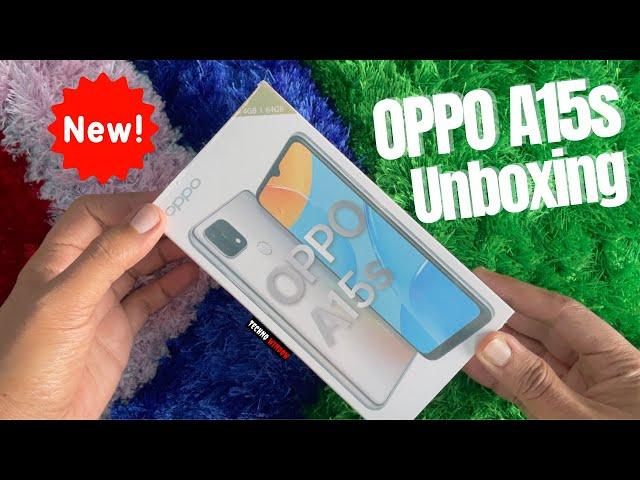 Oppo A15s Unboxing & First Impressions  !! OPPO A15s Rainbow Silver 4GB/64GB