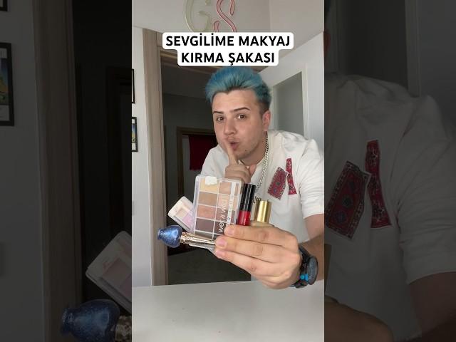 Semih Varol - Gözde Akgün | Sevgilime makyaj kırma şakası | #semihvarol #shorts
