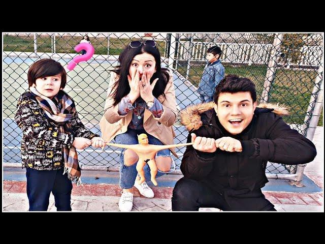 Eymen Playground Fun Slime Challenge !!! لعب مباريات الشوارع والوحل