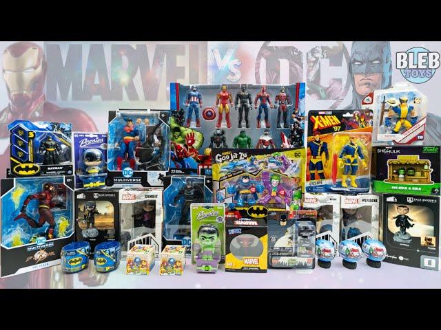 Avengers Marvel vs DC Batman toys collection unboxing ASMR | Superhero toys | no talking toy review