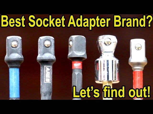 Best Socket Adapter? 18 BRANDS: Milwaukee, DeWalt, Makita Gold, Ryobi, Hart, Irwin