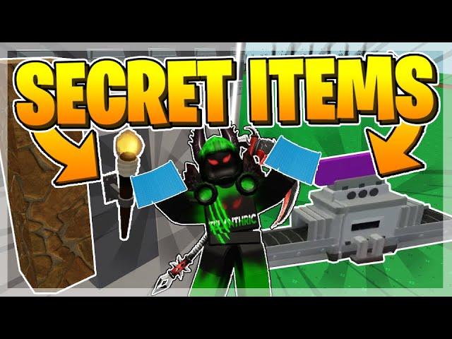 ALL Secret Items in Roblox Skyblock... (Food Processor, Test Blueprint, Test Totem, Torch, & More)