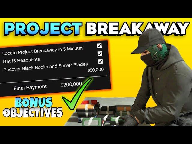 The Project Breakaway File All Bonus Objectives Guide in GTA Online Agents of Sabotage