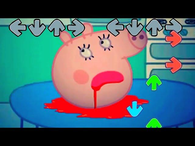 Horror PEPPA PIG.EXE in Friday Night Funkin be like | FNF Bacon Got Me Like | Muddy Puddles Funkin