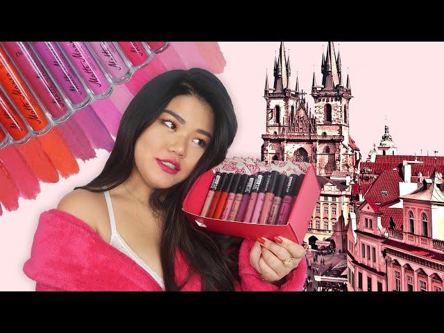 Dermacol Matte Mania Swatches + Prague Trip | Jameline H