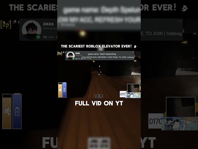 Exploring a Haunted Roblox Elevator – I Was NOT Ready! 