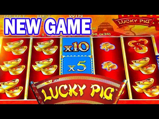 NEW SLOT | LUCKY PIG SLOT MACHINE | JACKPOT AND PROGRESSIVE FEATURE WINS Aristocrat Slots