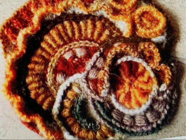 ФРИФОРМ  крючком :  ПОЧТОВЫЕ  СТОЛБИКИ , РАКУШКА   Школа   Ирины Кузнецовой. Crochet Freeform