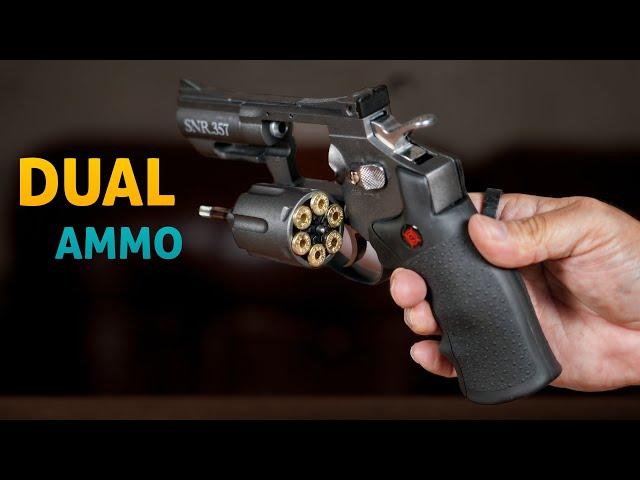 Dual Ammo Air Revolver Crossman SNR 357 - No License required