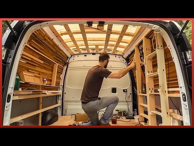 Man Builds Amazing DIY CAMPERVAN | Start to Finish Conversion by @AdventuresHappen