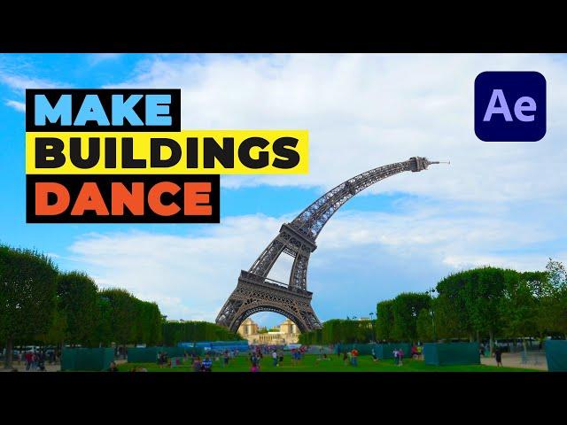 How to Make BUILDINGS DANCE as seen in "Makeba" by Jain - Adobe After Effects Tutorial