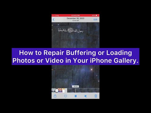 How to Repair Buffering or Loading Photos Or Videos on iPhone iOS 14