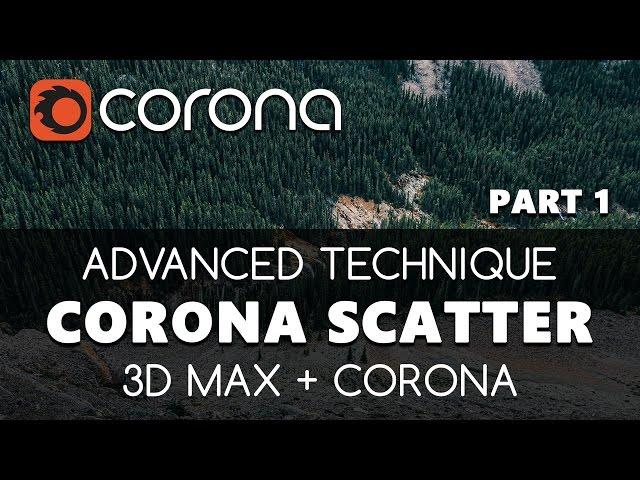 Advanced Corona Scatter Technique - part 1 | Corona Distance map | 3D Max tutorial