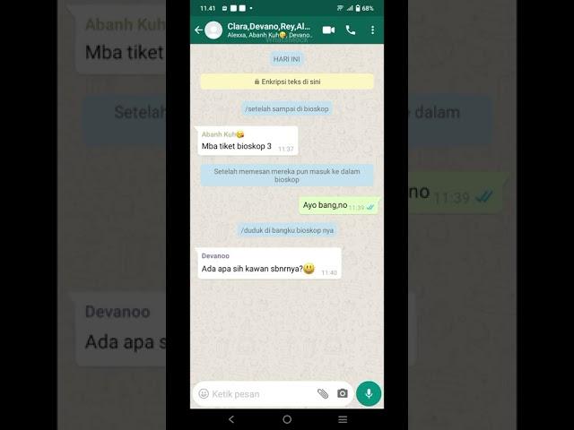 POV KETIKA ABANG MU LEBIH MEMENTINGKAN TEMAN CEWE NYA (Part 2)