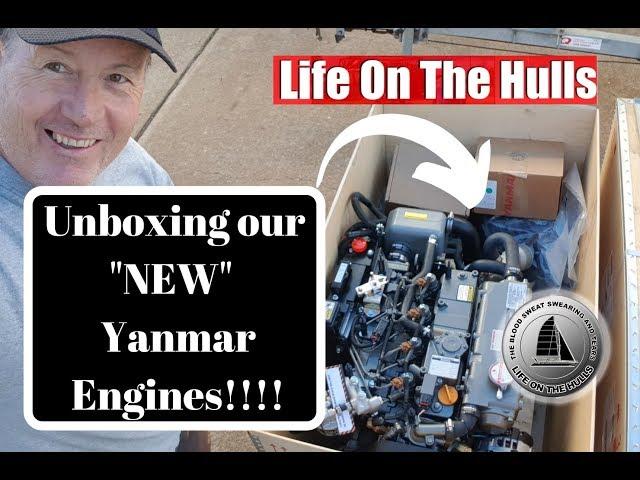 Ep073 New Yanmar Engines - Life On The Hulls Building Catamaran