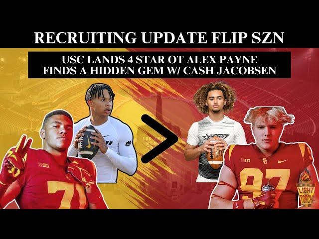 USC Flips 4⭐ OT Alex Payne, Lands Hidden Gem Cash Jacobsen, and Moves On From Juju Lewis! ️