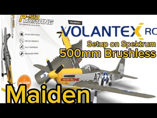 Volantex RC 500mm P51, Maiden, Spektrum connection