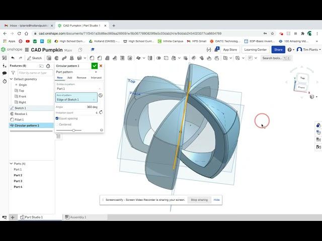 CAD Pumpkin part 1