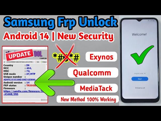 SAMSUNG FRP BYPASS 2024 (100% DONE) Android 13-14 Latest Security 2025️Frp Lock Removal/Frp Unlock