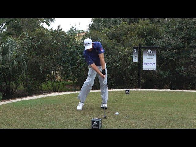 J B HOLMES 120fps  LONG DRIVER REGULAR & SLOW MOTION GOLF SWING - 1080p HD