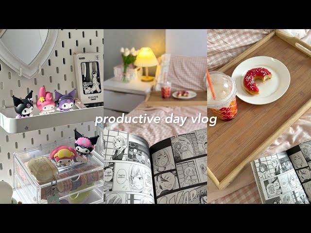 Productive day vlog ️cleaning and redoing my room, what I eat in a day and more ft. PDFelement