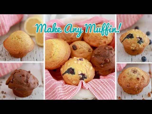 Crazy Muffins: One Muffin Recipe with Endless Flavor Variations!